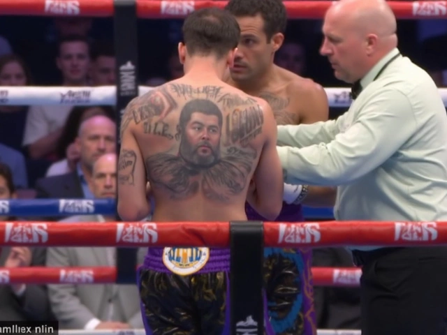 Electrician-Turned-Boxer Steals Spotlight with Striking Mike Tyson Tattoo in Ring