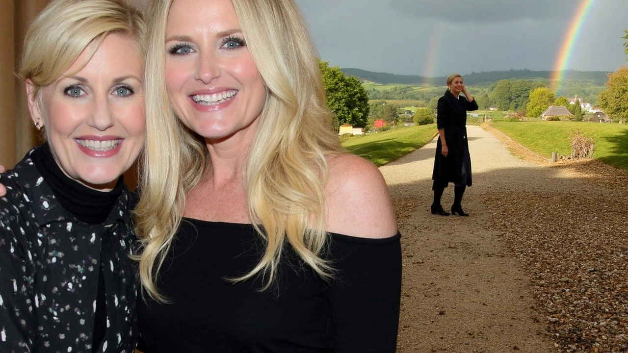 Ellen DeGeneres Finds Joy in Cotswolds: Rainbow Photographed at English Countryside Home
