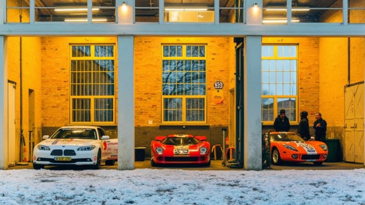 Supercars and Classics Thrill Crowds Despite Snow at 2025 Bicester Scramble