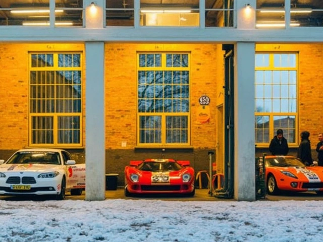 Supercars and Classics Thrill Crowds Despite Snow at 2025 Bicester Scramble
