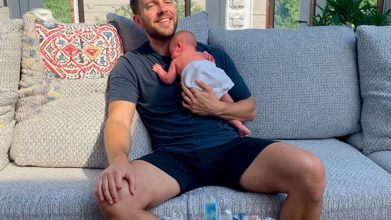 Calvin Harris Surprises Fans With Raw Placenta Photos in Baby Micah's Birth Reveal
