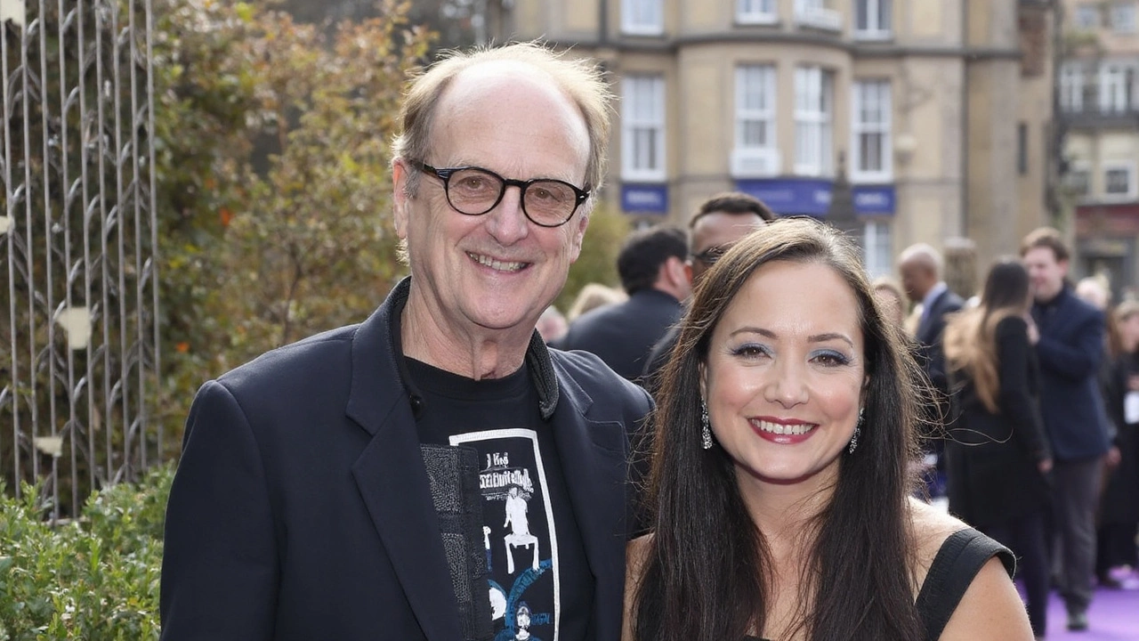 Steve Buscemi and Karen Ho Step Out Together at London Premiere of 'Wednesday' Season 2